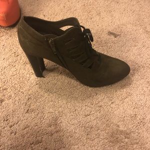 Olive green heels